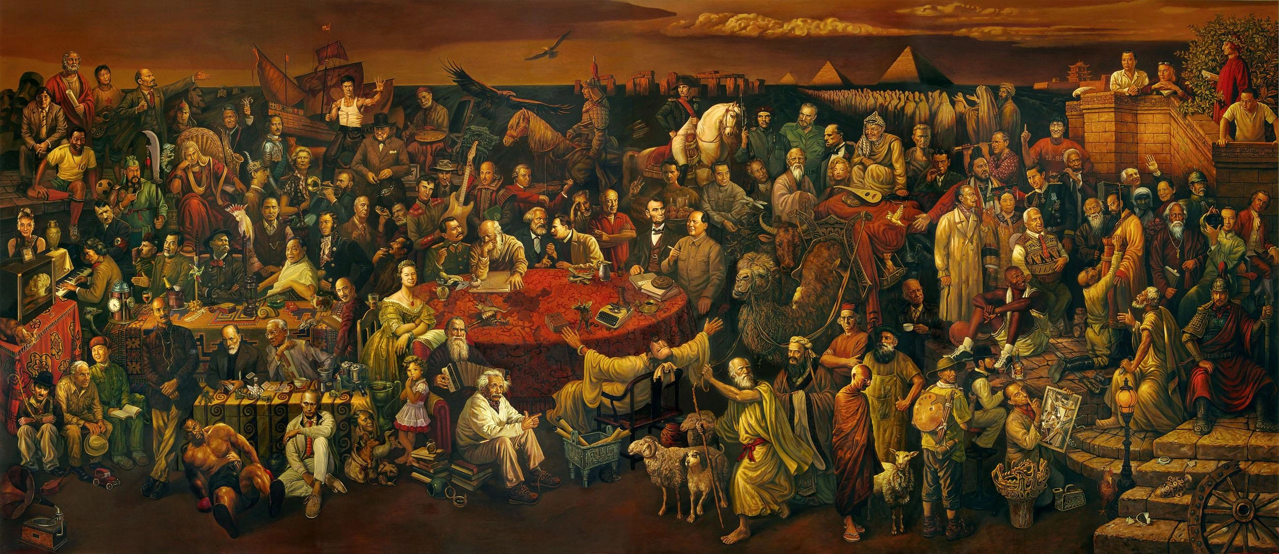 Sky Dragon Club classical banquet artwork